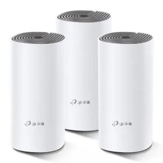 TP-Link AC1200 Whole-home Mesh WiFi System Deco E4(3er-Pack), 2x10/100 RJ45 - Gebraucht TP-Link AC1200 Whole-home Mesh WiFi System Deco E4(3er-Pack), 2x10/100 RJ45 - Gebraucht