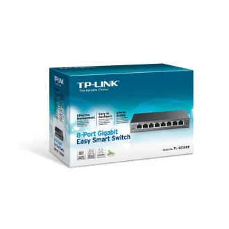TP-Link TL-SG108E 8x Gb lüfterloser Easy Smart Switch TP-Link TL-SG108E 8x Gb lüfterloser Easy Smart Switch