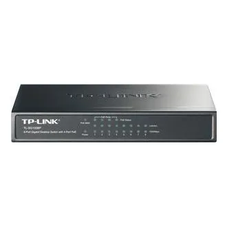 TP-Link TL-SG1008P 8xGB (4xPOE) 64W Desktop-Switch ohne Lüfter TP-Link TL-SG1008P 8xGB (4xPOE) 64W Desktop-Switch ohne Lüfter