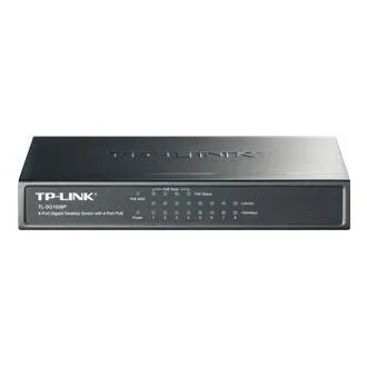 TP-Link TL-SG1008P 8xGB (4xPOE) 64W Desktop-Switch ohne Lüfter TP-Link TL-SG1008P 8xGB (4xPOE) 64W Desktop-Switch ohne Lüfter