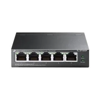 TP-Link TL-SF1005P 5x10/100 (4xPOE) 67 W Desktop-Switch aus Stahl für CCTV TP-Link TL-SF1005P 5x10/100 (4xPOE) 67 W Desktop-Switch aus Stahl für CCTV