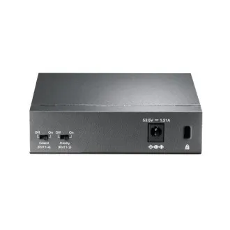 TP-Link TL-SF1005P 5x10/100 (4xPOE) 67 W Desktop-Switch aus Stahl für CCTV TP-Link TL-SF1005P 5x10/100 (4xPOE) 67 W Desktop-Switch aus Stahl für CCTV