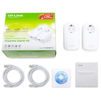 TP-Link TL-PA8010P 1200 Mbit/s Powerline-Starter-Kit (2 Stück)