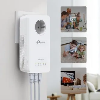 TP-Link TL-WPA8631P KIT AV1300 Gb Durchgangs-AC1200 Powerline-WLAN-Set (2 Stück) TP-Link TL-WPA8631P KIT AV1300 Gb Durchgangs-AC1200 Powerline-WLAN-Set (2 Stück)