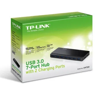 TP-Link 7 Ports USB 3.0 Hub   2 USB-Ports zum Aufladen