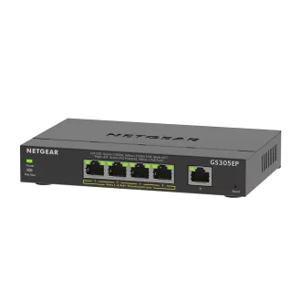 NETGEAR 5PT GE PLUS SWCH W/ POE NETGEAR 5PT GE PLUS SWCH W/ POE