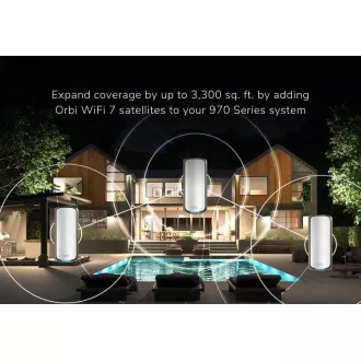 NETGEAR ORBI9 QB WIFI7 SATELLIT NETGEAR ORBI9 QB WIFI7 SATELLIT
