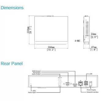 Uniview NVR301-08B-IQ, 8 Kanäle, max.IN:80Mbps/OUT:80Mbps, Smart Analytics SIP, UMD, 4K HDMI Uniview NVR301-08B-IQ, 8 Kanäle, max.IN:80Mbps/OUT:80Mbps, Smart Analytics SIP, UMD, 4K HDMI