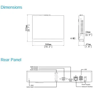 Uniview NVR301-16B-IQ, 16 Kanäle, max.IN:80Mbps/OUT:80Mbps, Smart Analytics SIP, UMD, 4K HDMI Uniview NVR301-16B-IQ, 16 Kanäle, max.IN:80Mbps/OUT:80Mbps, Smart Analytics SIP, UMD, 4K HDMI