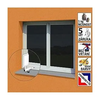 Antennenhalter klein für Kunststofffenster 