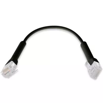 Ubiquiti Ethernet Patch-Kabel, 0,22 m, Cat6, schwarz