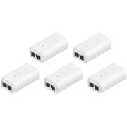 Ubiquiti POE-24-12W-G-WH,GB PoE Injektor,24V/0.5A(12W),5er Pack