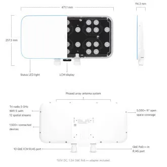 Ubiquiti UWB-XG, UniFi BaseStation XG, 802.11ac Wave 2 Ubiquiti UWB-XG, UniFi BaseStation XG, 802.11ac Wave 2