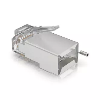 Ubiquiti UISP-Connector-SHD - STP RJ45 Stecker, Cat5, 8p8c, Draht, vergoldet, AWG24 (100 Stück)