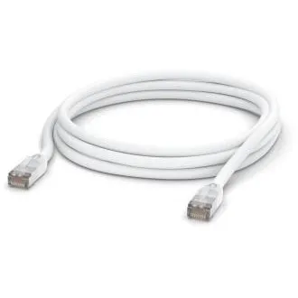 Ubiquiti UACC-Cable-Patch-Outdoor-3M-W, UniFi-Patchkabel für den Außenbereich, 3m, Cat5e, weiß