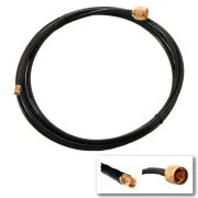 Pigtail 2m 5GHz RF240 RSMA Stecker (Loch) - N Stecker