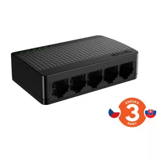 Tenda SG105M - 5x Gigabit Desktop Ethernet Mini Switch, 10/100/1000 Mbps, 10Gb/s, lüfterlos Tenda SG105M - 5x Gigabit Desktop Ethernet Mini Switch, 10/100/1000 Mbps, 10Gb/s, lüfterlos