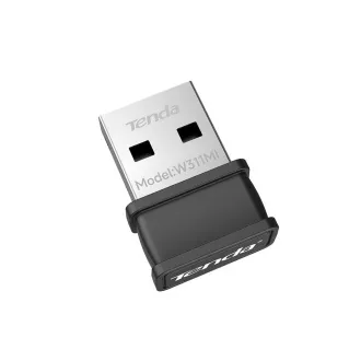 Tenda W311MIv6 AX300 WiFi 6 USB Nano Adapter, 286 Mbps, 802.11ax/b/g/n, Soft AP, Win 7/10/11, Linux