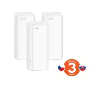 Tenda Nova EX12 (3er-Pack) WiFi6 AX3000 Mesh Gigabit System, 9xGLAN/GWAN, WPA3, VPN, SMART CZ Anwendung