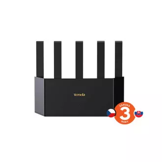 Tenda TX2L Pro AX1500 WiFi 6 Mesh Router, 1x GWAN, 3x GLAN, IPv6, 5x 6dBi Antenne, WPA3, CZ App Tenda TX2L Pro AX1500 WiFi 6 Mesh Router, 1x GWAN, 3x GLAN, IPv6, 5x 6dBi Antenne, WPA3, CZ App