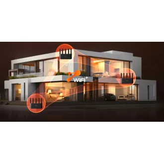 Tenda TX2L Pro AX1500 WiFi 6 Mesh Router, 1x GWAN, 3x GLAN, IPv6, 5x 6dBi Antenne, WPA3, CZ App Tenda TX2L Pro AX1500 WiFi 6 Mesh Router, 1x GWAN, 3x GLAN, IPv6, 5x 6dBi Antenne, WPA3, CZ App