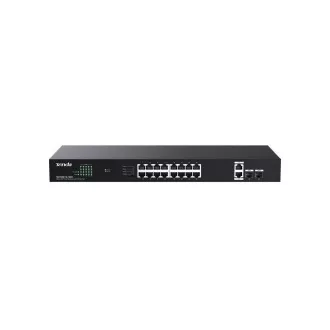 Tenda TEG1120P-16-150W PoE  Gigabit Switch 16x 1Gbps PoE  802.3af/at   2x SFP   2x RJ45, 135W, Rack