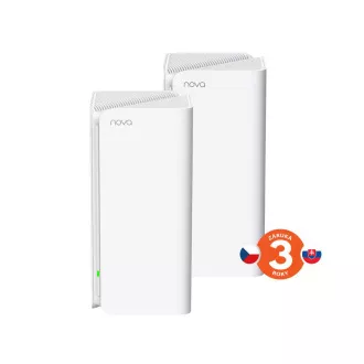 Tenda Nova MX15 Pro (2er-Pack) WiFi 6 AX5400 Mesh Gigabit System, 6x GLAN/GWAN, WPA3, VPN, CZ app Tenda Nova MX15 Pro (2er-Pack) WiFi 6 AX5400 Mesh Gigabit System, 6x GLAN/GWAN, WPA3, VPN, CZ app