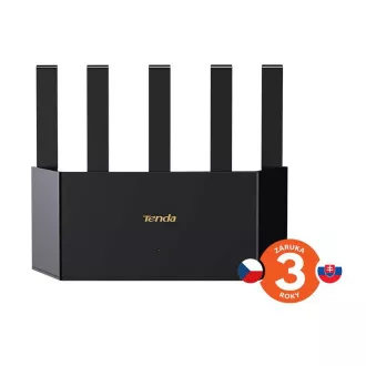 Tenda TX12L Pro AX3000 WiFi 6 Mesh Router, 1x GWAN, 3x GLAN, IPv6, 5x 6dBi, WPA 3, CZ app Tenda TX12L Pro AX3000 WiFi 6 Mesh Router, 1x GWAN, 3x GLAN, IPv6, 5x 6dBi, WPA 3, CZ app