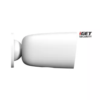 iGET SECURITY EP26 Weiß - WiFi batteriebetriebene FullHD Kamera, IP65, Ton, Standalone und für Alarm M5-4G CZ