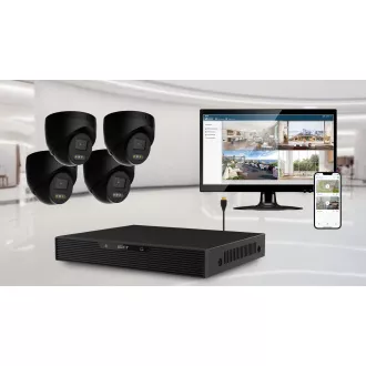 iGET HOME N85P4 - Kamera NVR PoE Set 3K Auflösung, 8CH NVR 4x Kamera mit Audio, IR und LED iGET HOME N85P4 - Kamera NVR PoE Set 3K Auflösung, 8CH NVR 4x Kamera mit Audio, IR und LED