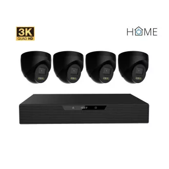 iGET HOME N85P4 - Kamera NVR PoE Set 3K Auflösung, 8CH NVR 4x Kamera mit Audio, IR und LED iGET HOME N85P4 - Kamera NVR PoE Set 3K Auflösung, 8CH NVR 4x Kamera mit Audio, IR und LED