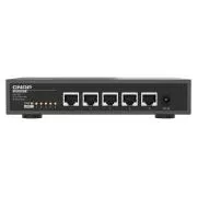 QNAP-Switch QSW-3205-5T (5x 10GbE-Port, passive Kühlung, unterstützt 100M/ 1G/ 2.5G / 5G und 10G)