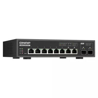 QNAP-Switch QSW-L3208-2C6T (6x 10GbE-Anschluss, 2x 10G SFP /NBASE-T Combo, Lite Managed)