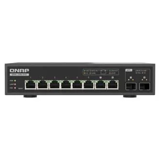 QNAP-Switch QSW-L3208-2C6T (6x 10GbE-Anschluss, 2x 10G SFP /NBASE-T Combo, Lite Managed)
