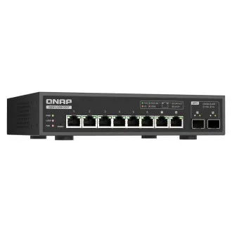 QNAP-Switch QSW-L3208-2C6T (6x 10GbE-Anschluss, 2x 10G SFP /NBASE-T Combo, Lite Managed)