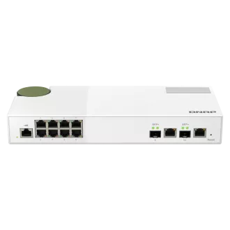 QNAP verwalteter Switch QSW-M2108-2C (8x 2.5GbE RJ45 und 2x kombinierte 10GbE SFP /RJ-45)