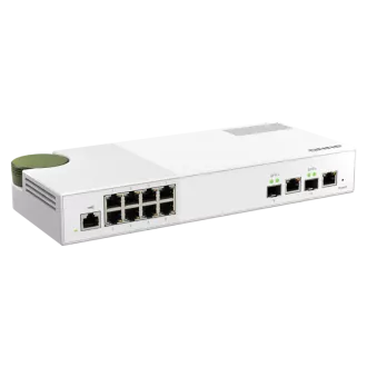 QNAP verwalteter Switch QSW-M2108-2C (8x 2.5GbE RJ45 und 2x kombinierte 10GbE SFP /RJ-45)