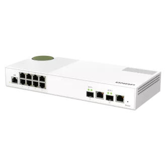 QNAP verwalteter Switch QSW-M2108-2C (8x 2.5GbE RJ45 und 2x kombinierte 10GbE SFP /RJ-45)
