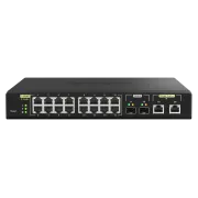QNAP verwalteter Switch QSW-M2116P-2T2S (16x 2.5GbE PoE  RJ45 / 2x 10GbE RJ45 PoE   / 2x 10GbE SFP )
