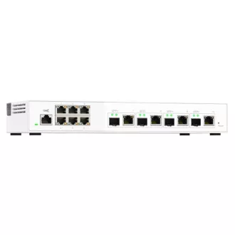 QNAP verwalteter Switch QSW-M2106-4C (6x 2.5GbE RJ45 und 4x kombinierte 10GbE SFP  / 10GbE RJ-45)