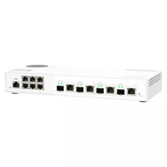 QNAP verwalteter Switch QSW-M2106-4C (6x 2.5GbE RJ45 und 4x kombinierte 10GbE SFP  / 10GbE RJ-45)
