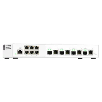 QNAP verwalteter Switch QSW-M2106-4C (6x 2.5GbE RJ45 und 4x kombinierte 10GbE SFP / 10GbE RJ-45) QNAP verwalteter Switch QSW-M2106-4C (6x 2.5GbE RJ45 und 4x kombinierte 10GbE SFP / 10GbE RJ-45)