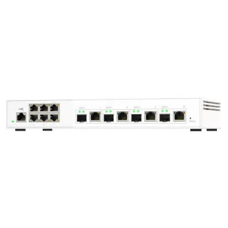 QNAP verwalteter Switch QSW-M2106-4C (6x 2.5GbE RJ45 und 4x kombinierte 10GbE SFP / 10GbE RJ-45) QNAP verwalteter Switch QSW-M2106-4C (6x 2.5GbE RJ45 und 4x kombinierte 10GbE SFP / 10GbE RJ-45)