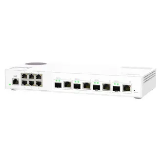QNAP verwalteter Switch QSW-M2106-4C (6x 2.5GbE RJ45 und 4x kombinierte 10GbE SFP / 10GbE RJ-45) QNAP verwalteter Switch QSW-M2106-4C (6x 2.5GbE RJ45 und 4x kombinierte 10GbE SFP / 10GbE RJ-45)