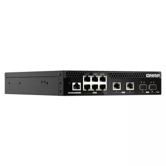 QNAP verwalteter Switch QSW-M2106R-2S2T (6x 2.5GbE RJ45, 2x 10GbE RJ45, 2x 10GbE SFP , geringe Breite) QNAP verwalteter Switch QSW-M2106R-2S2T (6x 2.5GbE RJ45, 2x 10GbE RJ45, 2x 10GbE SFP , geringe Breite)