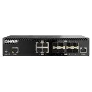 QNAP Managed Switch QSW-M3212R-8S4T (4x 10GbE-Ports   8x 10G SFP -Ports, halbe Breite)