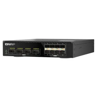 QNAP verwalteter Switch QSW-M7308R-4X (4x 100GbE-Ports 8x 25GbE-Ports, halbe Breite) QNAP verwalteter Switch QSW-M7308R-4X (4x 100GbE-Ports 8x 25GbE-Ports, halbe Breite)