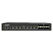 QNAP verwalteter Industrie-Switch QSW-IM3216-8S8T: 16x 10G-Ports (8x 10Gb SFP  und 8x 10Gb RJ-45)