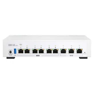 QNAP SD-WAN-Router QHora-322 (4-Kern-Prozessor, 4GB DDR4 RAM, 6x 2.5GbE, 3x 10GbE, 1x USB 3.2 Gen1)