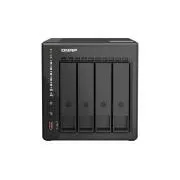 QNAP NVR QVP-41C (4core 2.6GHz, 8GB RAM, 4xSATA, 2x2.5GbE, 2xM.2 Slot, 2xHDMI, Kameras: 8 (max 24)